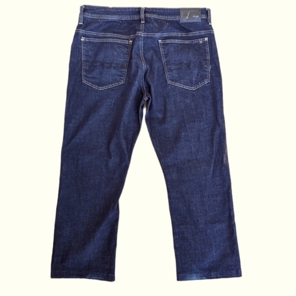 BUFFALO David Bitton Evan-X slim straight stretch jeans sz 38 ** HEMMED AT 28” * - Picture 5 of 9